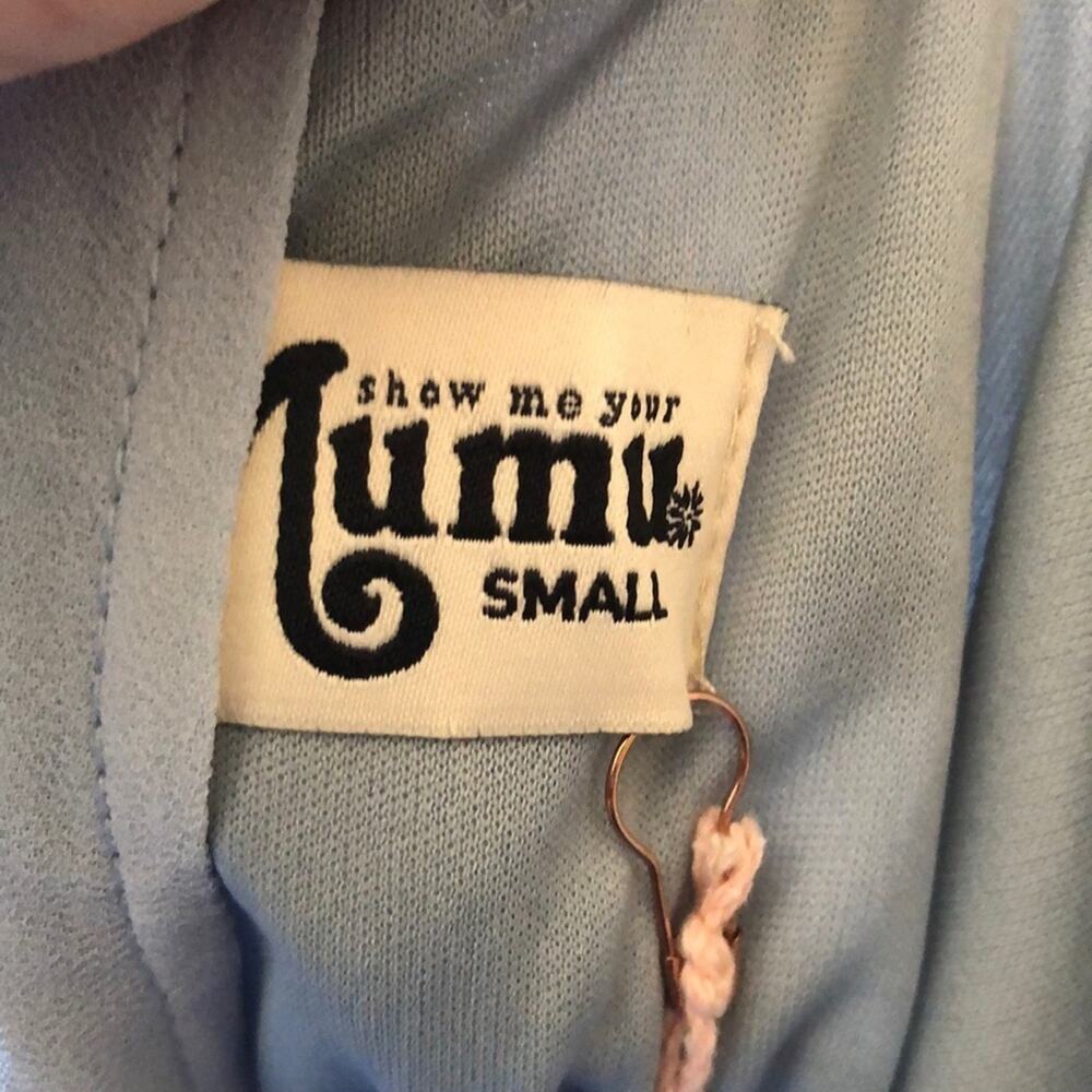 NWT Show Me Your Mumu Kendall steel blue maxi dress SMALL - Picture 6 of 8